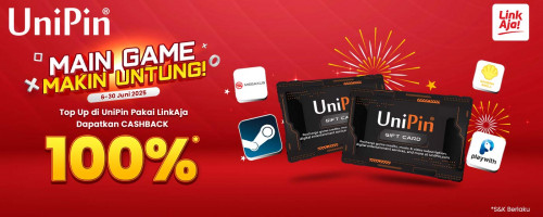 Yuk Main Seru! – Nikmati Cashback 100% dengan Top Up Pakai LinkAja!